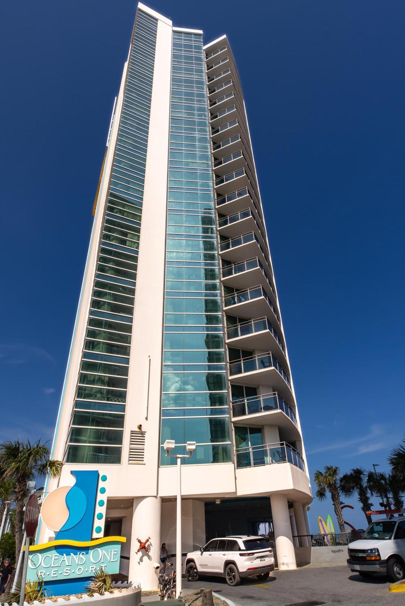 マートルビーチ 107 S Ocean Blvd, 0308 - Ocean Front Sleeps 6ヴィラ エクステリア 写真