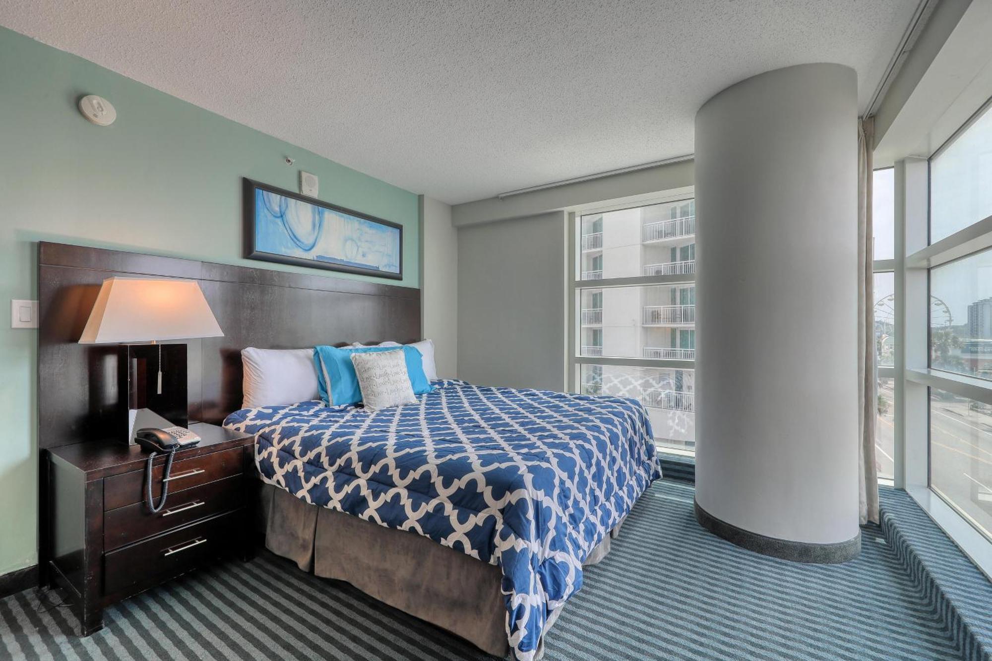 マートルビーチ 107 S Ocean Blvd, 0308 - Ocean Front Sleeps 6ヴィラ エクステリア 写真