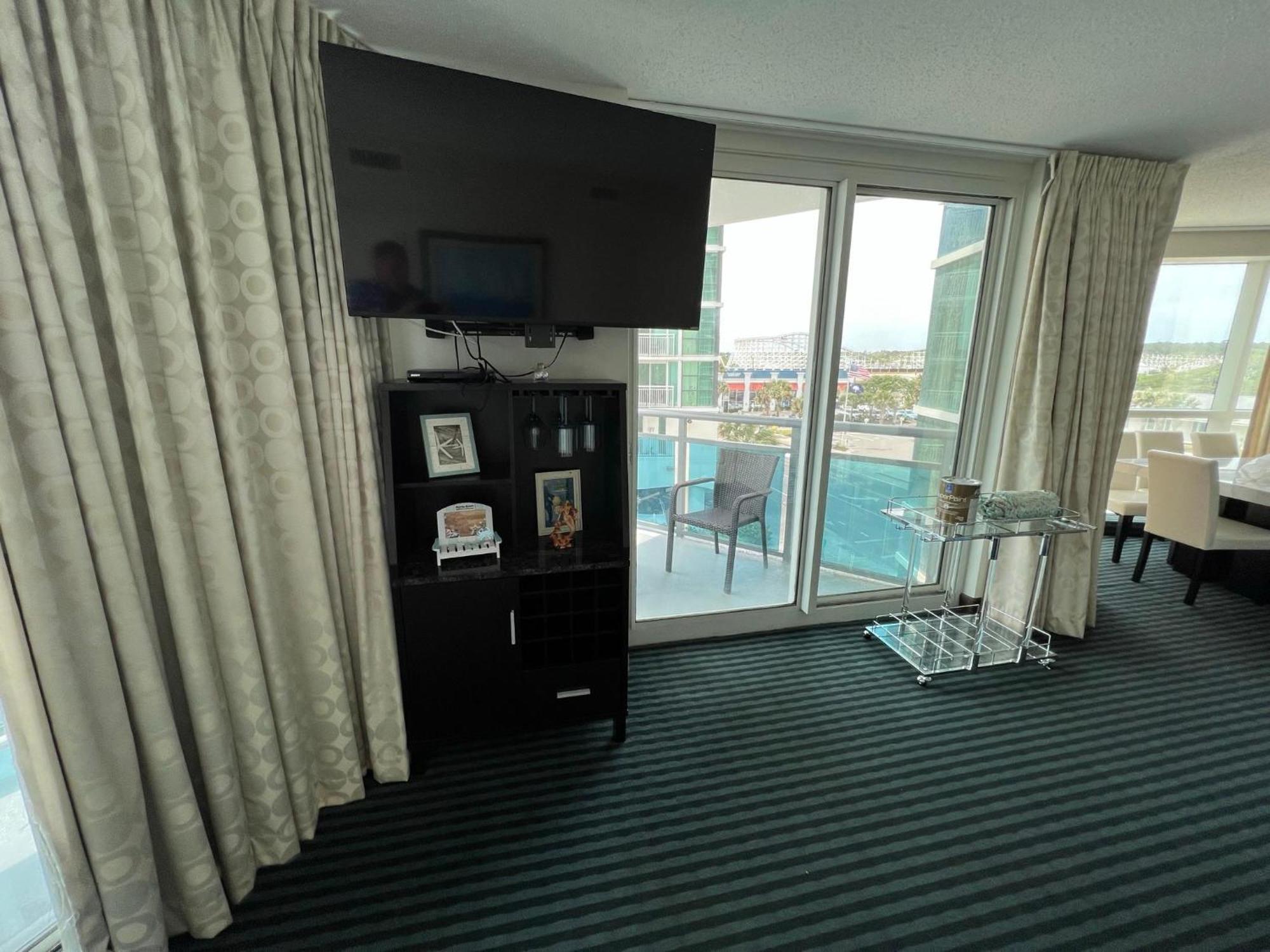 マートルビーチ 107 S Ocean Blvd, 0308 - Ocean Front Sleeps 6ヴィラ エクステリア 写真