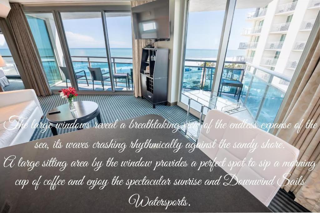 マートルビーチ 107 S Ocean Blvd, 0308 - Ocean Front Sleeps 6ヴィラ エクステリア 写真